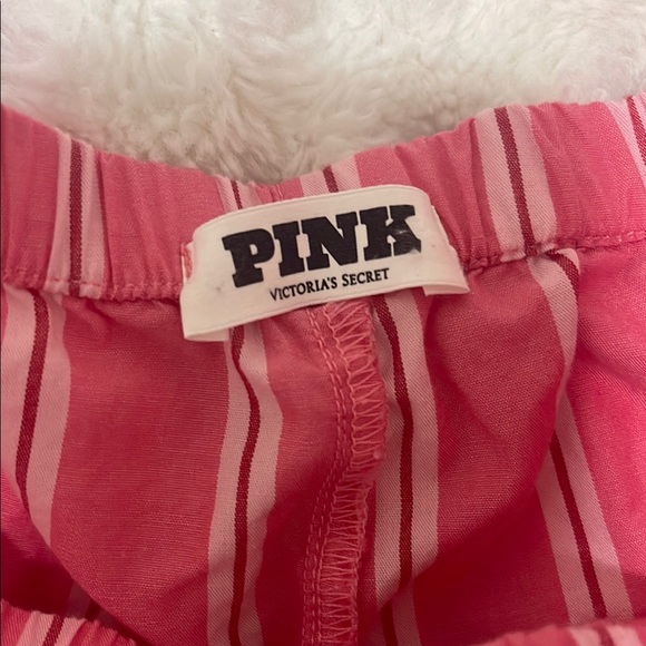 Pink Striped Ruffle Shorts - Picture 3 of 5